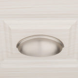 1808-76 Cup Pull - Cabinet Handle, 3 inch / 76 mm