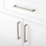 1816-160 Solid Square Bar Cabinet Handle, 6.3 inch / 160 mm
