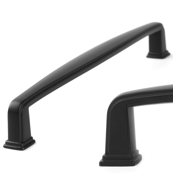 1817-160 Square Foot Cabinet Arch Pull, 6.3 inch / 160 mm