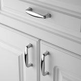 1817-76 Square Foot Cabinet Arch Pull, 3 inch / 76 mm