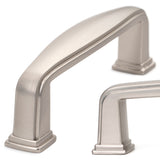 1817-76 Square Foot Cabinet Arch Pull, 3 inch / 76 mm