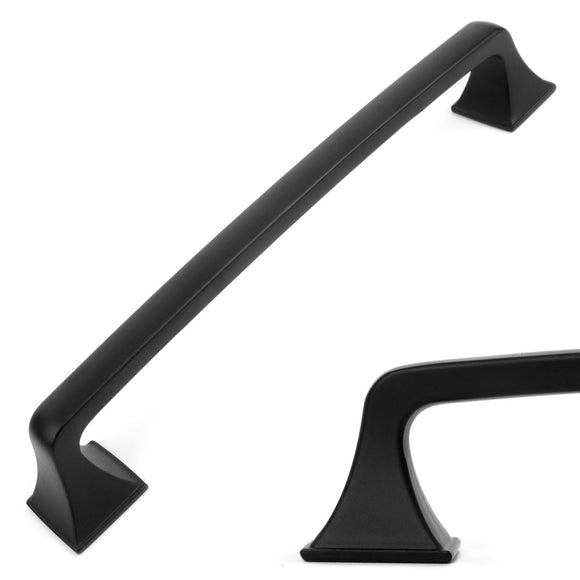 1953-160 Big Square Foot Cabinet Arch Pull, 6.3 Inch/160mm