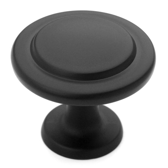 1960-30 Stepped Round Cabinet Knob, Dia.31mm / 1.2 Inch