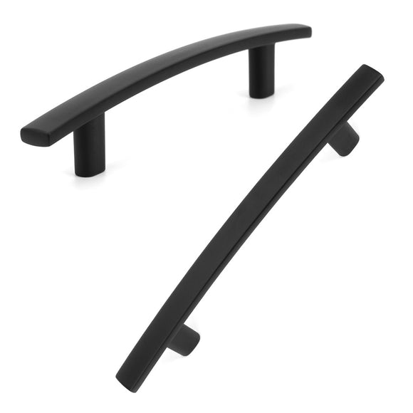 1961-96 Curved Bar Cabinet Pull, 3.8 inch / 96 mm
