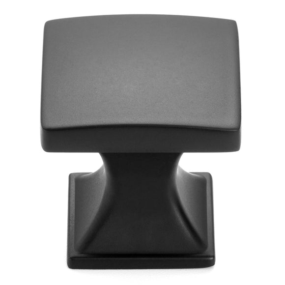 UZK09-25 Curved Square Top Cabinet Knob, 25mm / 1 Inch