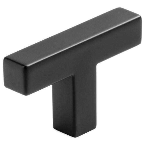UZK10-45 Solid T Bar Cabinet Knob, Overall Length 45mm / 1.8 Inch