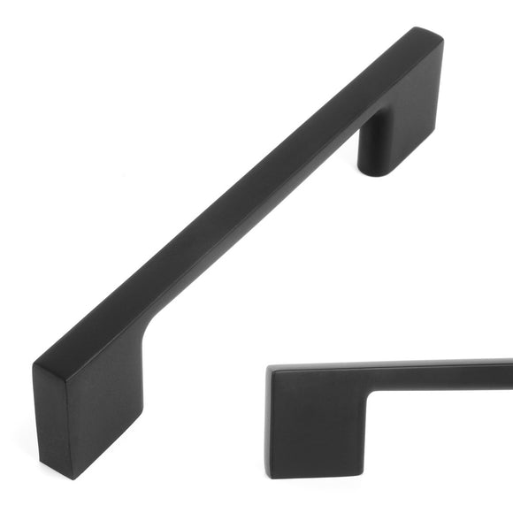UZP01-96 Wide Foot Cabinet Bar Pull, 3.8 inch / 96 mm