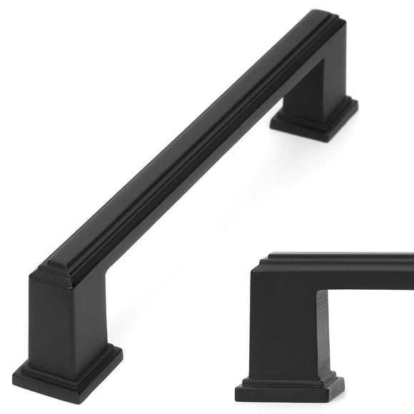 UZP02-128 Stepped Bar Cabinet Pull, 5 inch / 128mm