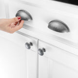 1808-76 Cup Pull - Cabinet Handle, 3 inch / 76 mm