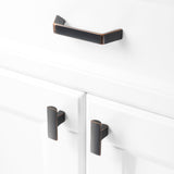 UZP21-76 Sloped Foot Cabinet Pull, 3 inch / 76 mm