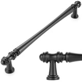 UZP02-128 Tirador para gabinete con barra escalonada, 5 pulgadas / 128 mm 