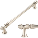 UZP02-128 Tirador para gabinete con barra escalonada, 5 pulgadas / 128 mm 