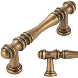 UZP02-128 Tirador para gabinete con barra escalonada, 5 pulgadas / 128 mm 