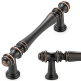 UZP02-128 Tirador para gabinete con barra escalonada, 5 pulgadas / 128 mm 