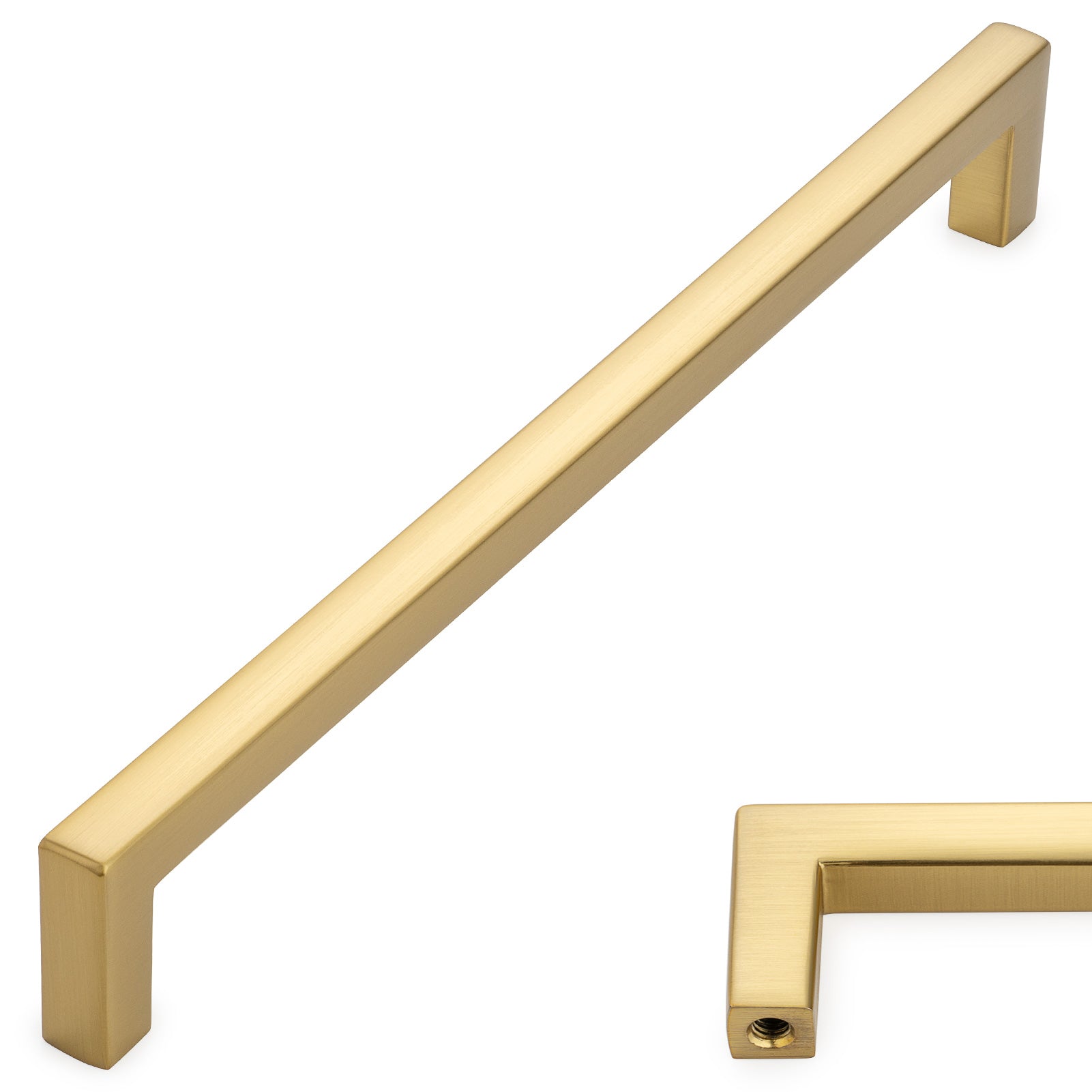KOOFIZO Stepped Round Cabinet Knob - Matte Brushed Nickel Pull Handle - View #6